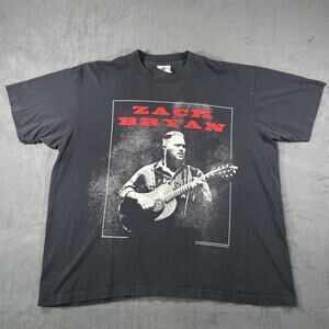 2024 Zach Bryan T-Shirt Mens 2XL Quittin Time Tour USA 2 sided One of These Days